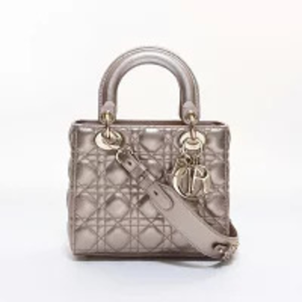 Dior Gold My Handbag Metallic Christian  Lady